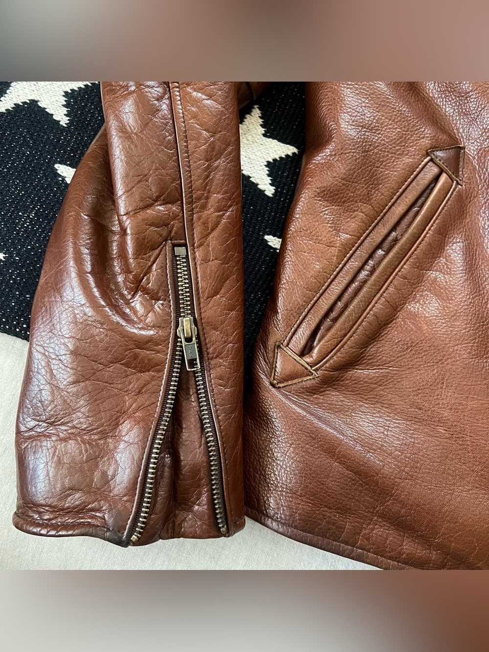 Taylor Stitch Leather Moto Jacket - Picture 7 of 16